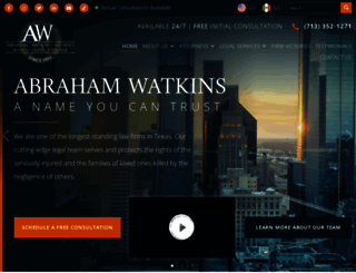 abrahamwatkins.com screenshot