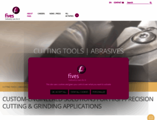 abrasives-cutting-tools.fivesgroup.com screenshot