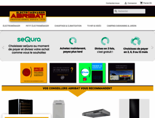 abribatelectromenager.fr screenshot