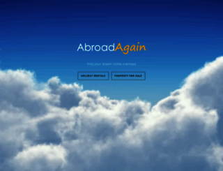 abroadagain.com screenshot