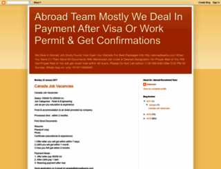 abroadrecruitmentindia.blogspot.in screenshot