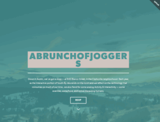 abrunchofjoggers.splashthat.com screenshot