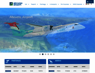 abruzzoairport.com screenshot