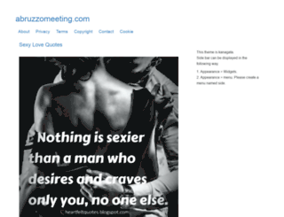 abruzzomeeting.com screenshot