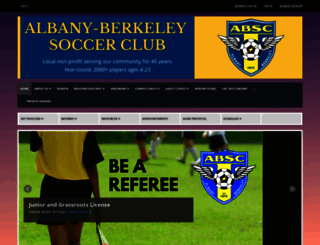 abscsoccer.com screenshot
