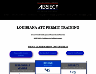 Access . ABSEC Responsible Vendor Bar Card – Louisiana ATC  Provider - ABSEC LLC