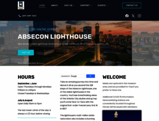 abseconlighthouse.org screenshot