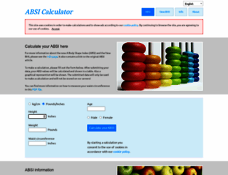 absicalculator.eu screenshot