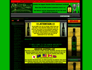 absinthe-dealer.com screenshot