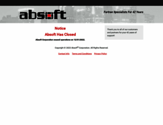 absoft.com screenshot