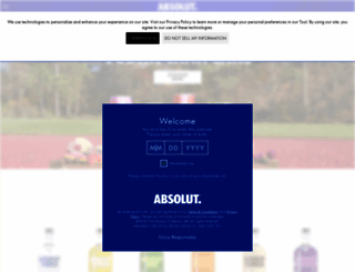 absolut.com screenshot
