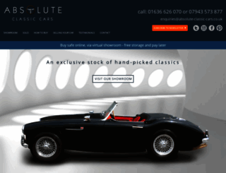 absolute-classic-cars.co.uk screenshot