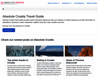 absolute-croatia.com screenshot