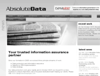 absolute-data.co.uk screenshot