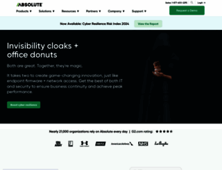 absolute.com screenshot