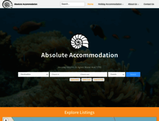 absoluteaccommodation.com.au screenshot