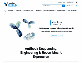 absoluteantibody.com screenshot
