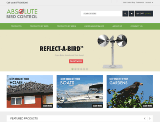 absolutebirdcontrol.info screenshot