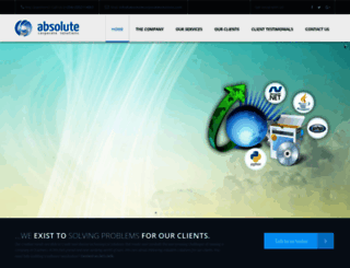 absolutecorporatesolutions.com screenshot