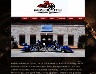 absolutecustomcycles.com screenshot