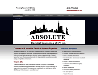 absoluteelectric.com screenshot