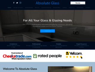 absoluteglass.net screenshot