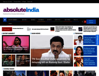 absoluteindianews.com screenshot