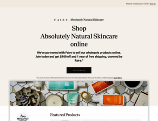 absolutely-naturalspa.com screenshot