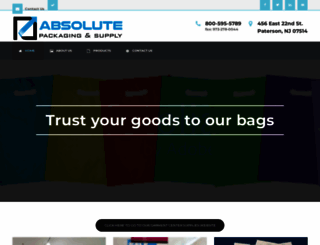 absolutepackaging.com screenshot
