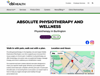 absolutephysio.ca screenshot