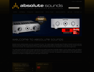 absolutesounds.com screenshot