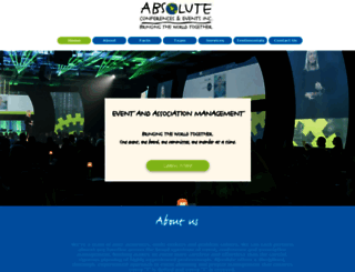 absolutevents.com screenshot