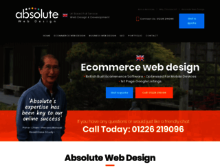 absolutewebdesign.co.uk screenshot