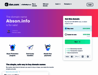 abson.info screenshot