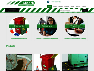 absorbenviro.com.au screenshot