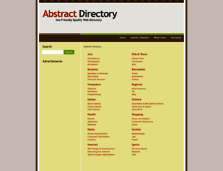 abstractdirectory.com screenshot