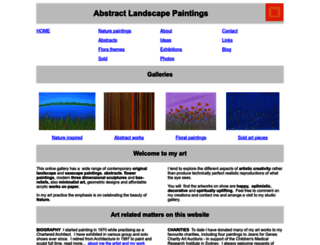 abstractlandscapepaintings.com screenshot