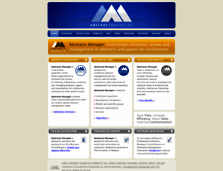 abstractsmanager.com screenshot