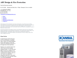 abtfireprotection.com screenshot