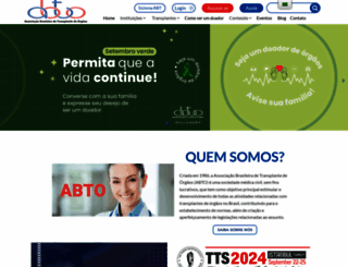 abto.org.br screenshot