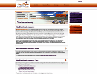 abu-dhabi-health-insurance.com screenshot