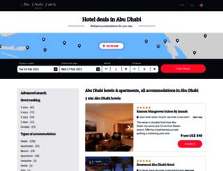 abu-dhabi-hotels.net screenshot