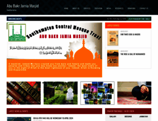 abubakrmasjid.net screenshot