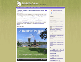 abuddhistpodcast.com screenshot