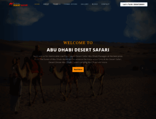 abudhabi-desert-safari.com screenshot