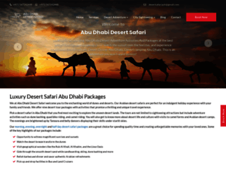 abudhabidesert-safari.com screenshot