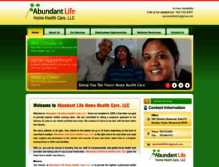 abundantlifehhc1.com screenshot