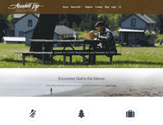abundantliferetreats.org screenshot