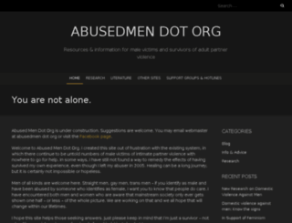 abusedmen.org screenshot