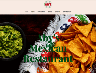 abysmexicanrestaurant.com screenshot